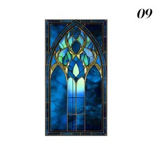 Retro Art Glass Church Film