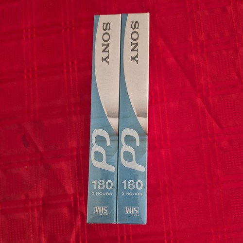 Sony 180 vhs blank video - 180,