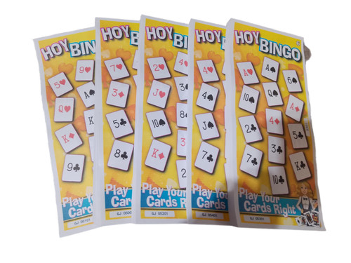 Hoy bingo play - hoy, cards