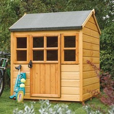 Rowlinson Little Lodge Wooden Garden Playhouse
