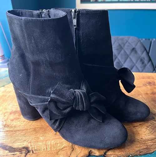 Kurt geiger black suede - suede, ankle