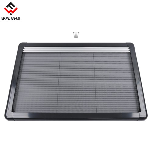 Black motorhome blind - motorhome,