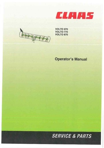 Claas volto 670 770 870 - 770, hay