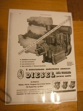 1956, 'ARMSTRONG SIDDELEY' DIESEL ENGINES ADVERT (LAMINATED PHOTOCOPY)