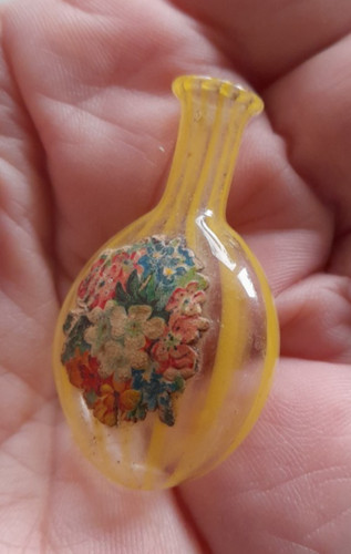 Antique glass scent bottle - ,