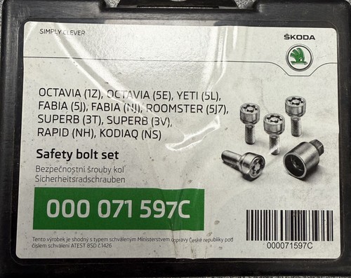 Genuine audi skoda locking - vw,
