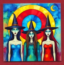 Red Blue and Green Witches