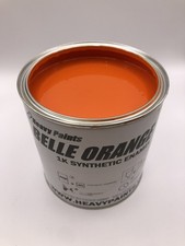 Belle Cement Mixer Orange Paint High Endurance Enamel Paint 1 Litre Tin