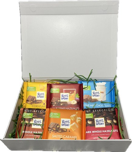 Ritter sport chocolate - ritter, gift