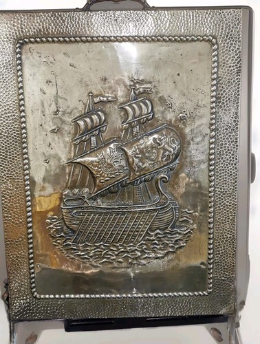 Brass fire screen - fire,
