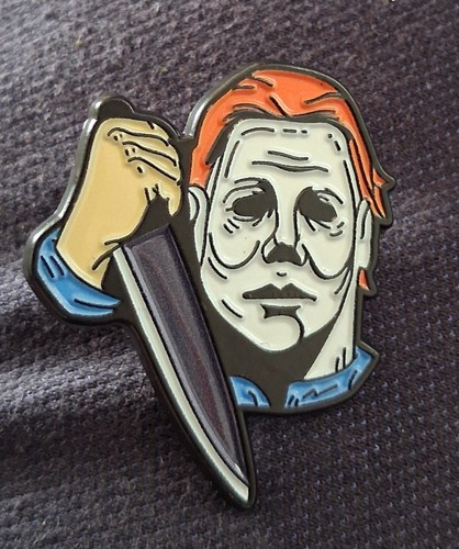 Halloween michael myers enamel - myers,