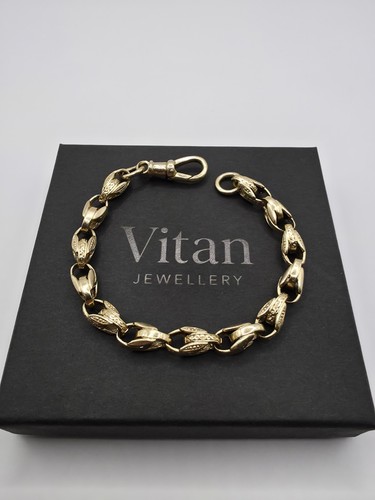 9ct gold tulip patterned - 9ct,