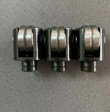 3PCS FOR 25MM Diameter Heavy Duty Metal Working Lathe Steady Rest Roller Jaws