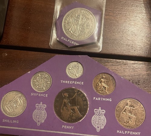 King george coins - king,
