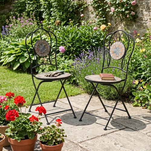 Bistro mosaic patio folding - bistro,