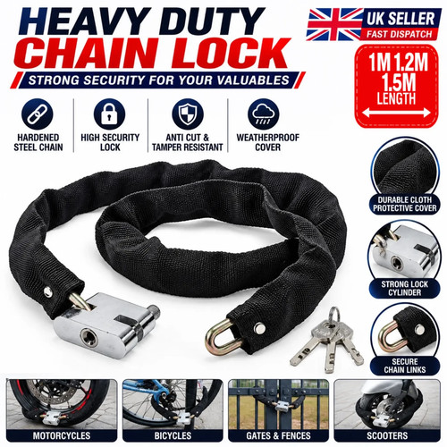 Bike lock chain - bike,