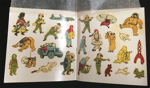 Original tintin decal - set, 25