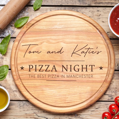 Personalised pizza board large - board,