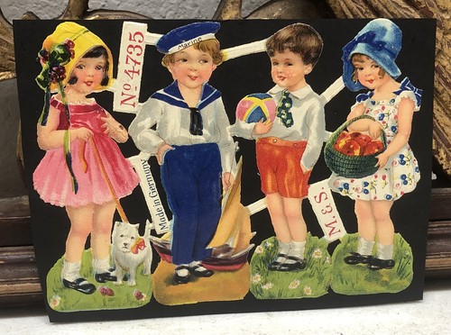 Children smiles victorian - w/,