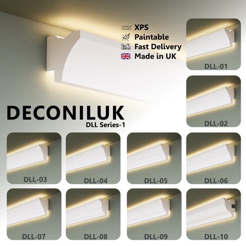 Coving cornice moulding led - cornice,
