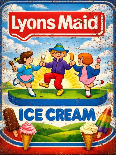 Lyons maid ice cream metal - cream,