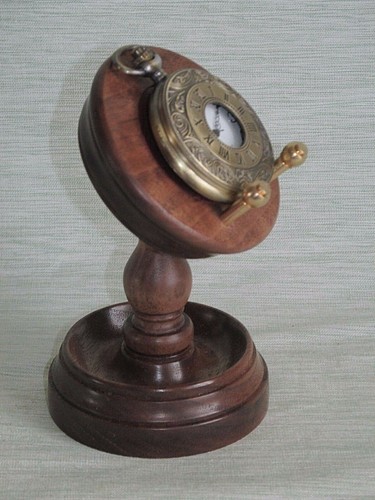 Pocket watch stand wooden - pocket,