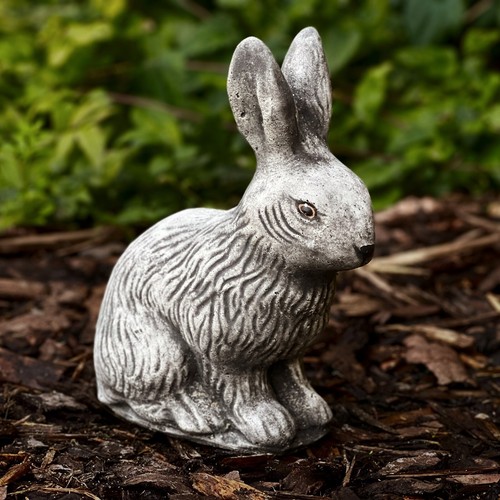 Vintage bunny statue cute - vintage,
