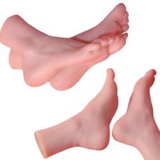 New Platinum Silicone Female Vein Feet Mannequin Big Feet High Arch Foot Size 36