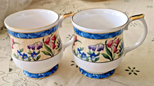 Queens Fine Bone China Mug x 2