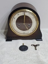 RESTORED. Smiths Enfield Striking Mantle Clock The Battersea 1954.