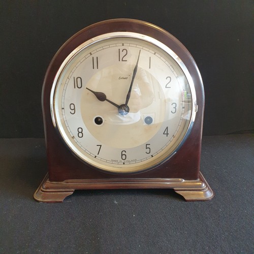Enfield bakelite domed clock - enfield,