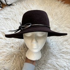 Philip Treacy Brown Wool Felt