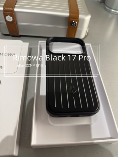 Rimowa black aluminium phone - rimowa,