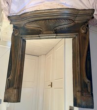 Antique Victorian cast iron fireplace surround – collection only