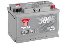 Yuasa YBX5096 12V 80Ah 740CCA Silver High Performance Sealed Maintenance Free