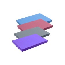 Fitness Mad Half Yoga Block 1 Inch EVA Foam Stretch Pilates Exercise Brick