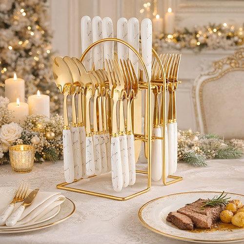 24pc cutlery dinner set - dinner,