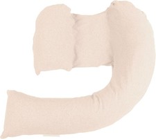 dreamgenii Pregnancy Support and Feeding Pillow, For One Size, Beige 