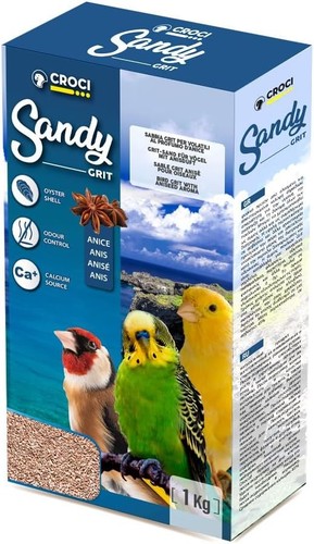 1kg natural bird sand - 1kg,