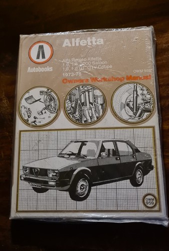 Alfa romeo alfetta owners - romeo,