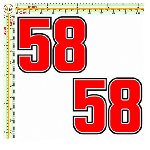 Simoncelli tribute stickers - simoncelli, 58