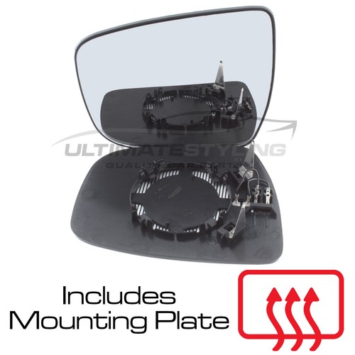Wing mirror glass - fits, nissan
