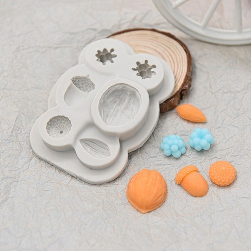 Chocolate mould nuts and - nuts,