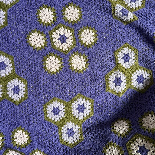 Granny crochet blanket throw - granny,