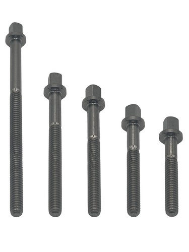 Titanium drum tension rods - titanium,