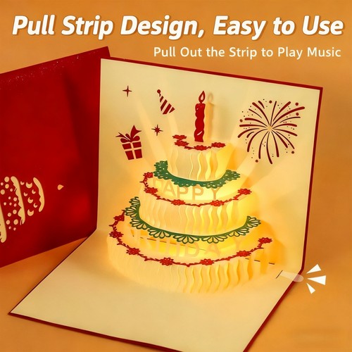 Pop birthday card with - card,