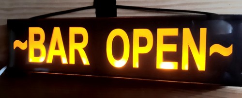 Quality bar open led orange - led,