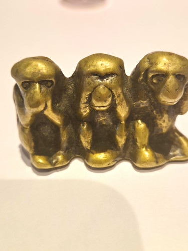 Vintage three wise monkeys - three,
