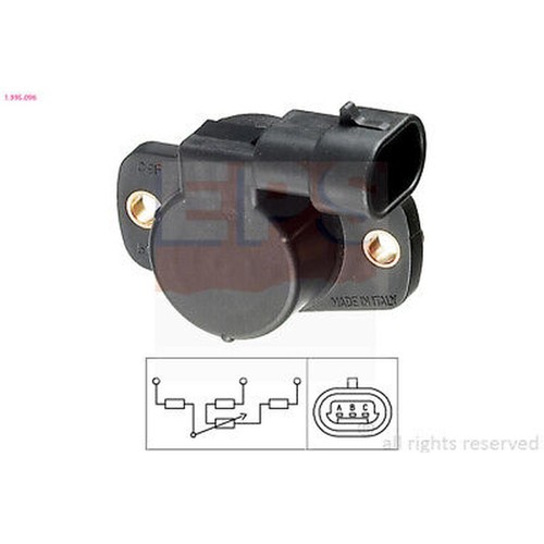 Sensor throttle position - position, eps
