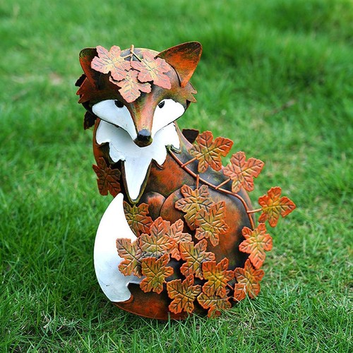 Fox garden statue outdoor - fox,